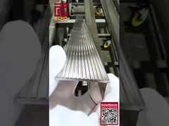 Trim de escada não escorregadia de aço inoxidável