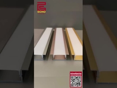 Perfil LED Alu flexível em forma de U Perfil de tira LED preta para decoração de habitação