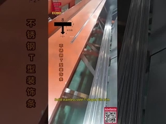 T-Trim de aço inoxidável de 800 kg/m testado - Proteção de borda de grau marinho com garantia de 20 anos para água salgada