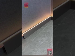 Smart LED Baseboard Trim de Alumínio Iluminação Escondida & Margem Sem Secções Modernização de Casa Moderna!
