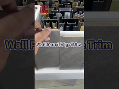 Revestimento de painel de parede de alumínio. Cobertura de costura sem lacuna + proteção de canto. Perfeito para revestimento WPC/PVC.