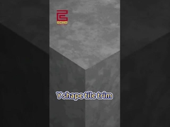 Trim de azulejos de alumínio em forma de Y. Junção sem costura em 3 vias + impermeável. Resolva esquinas complicadas em 1 passo.