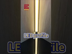 Trim de painel de parede LED de alumínio Iluminação oculta + controlo inteligente Crie paredes ambientais em 10 minutos!
