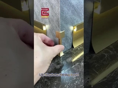 Rodapé de alumínio LED inteligente | Instalação sem fios | Crie efeitos de luz flutuantes em 10 minutos!