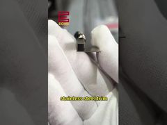 Acabamento de Borda Quadrada em Aço Inoxidável | Linha Decorativa Moderna para Acabamento de Paredes e Azulejos