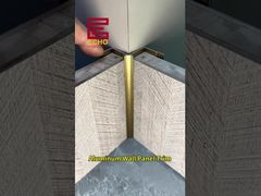 Guarnição de Painel de Parede de Alumínio | Acabamento Elegante para Interiores Domésticos Modernos #aluminumtrim