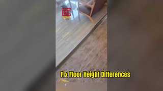 Faixa de transição de piso de alumínio para decoração de casa