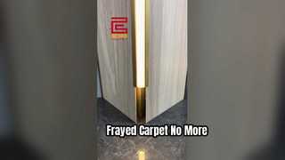 Guarnição decorativa de alumínio | Perfil de acabamento interno e de parede de metal moderno #aluminumtrim