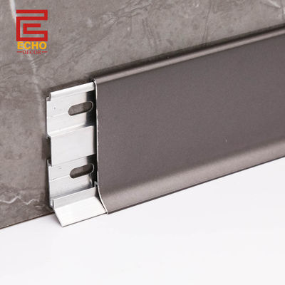 qualidade  Aluminium Skirting Board Profiles Waterproof Skirting Baseboard Covers fábrica