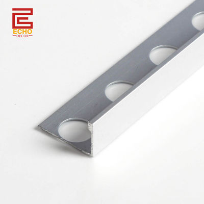 10 mm de alumínio borda reta de azulejo trim Minimalista polido borda de cromo