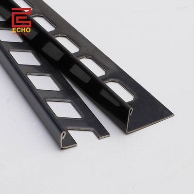 Elegante aço inoxidável de canto exterior de telhas de borda de corte / curvo de telhas de borda de corte