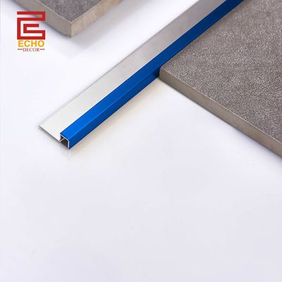 Decorativo azul de aço inoxidável Bullnose Trim Cerâmica parede telha borda