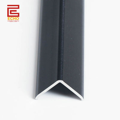 15mm Matt Negro Corner Tile exterior Trim Alumínio Proteção de borda Trim