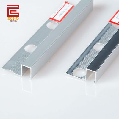 10mm Quadrado Alumínio Chapa Profil Trim de Esquina Exterior Chapa de Metal