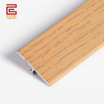 Metal de madeira dura para azulejos de transição de faixa divisor de quarto de faixa de transição de vinil plano