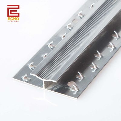 Tapete de alumínio Trim Metal Porta Tapete Prateado Para Tapete Transition Strip