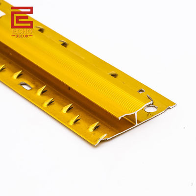 Moderno Anodizado Alumínio Tapete Trim Metal Tapete Borda Trim