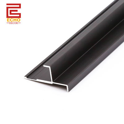 Painel de parede de canto de interior decorativo Trim 10mm Vinyl Base de parede moldagem