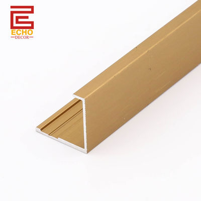 Anodizado painel de parede de alumínio telha Trim End Cap Trim Para painel de PVC