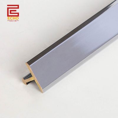 Trim de divisor de azulejos de perfis de latão revestido com cromo personalizado