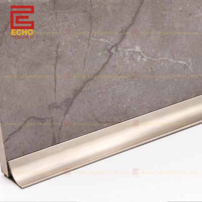 Piso de aço inoxidável Meio Bullnose Tabuleiro de saias Profissionais 120mm