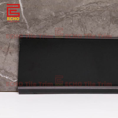 Morden Skirting Board Perfis Negro Interior Baseboard Trim Flat