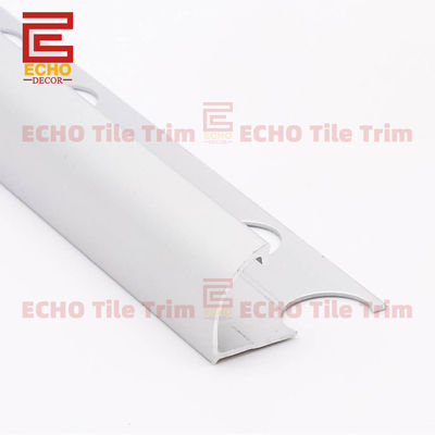 11mm Bullnose Edge Alumínio Telas Trim Parede de azulejos Profissionais de ângulo