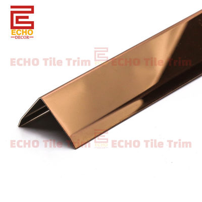 Comprimento 2-3m/Trilha externa de aço inoxidável personalizada Trim Ss Moldura de canto com baixa manutenção