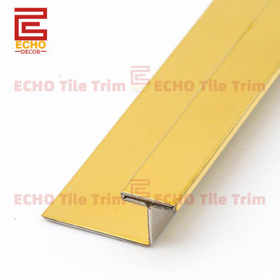 Telas personalizadas para o piso de madeira de transição de tiras de metal limite de recorte Vantagem de cobrir lacunas de expansão
