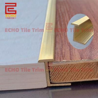 Madeira sem costura comercial para laminar tiras de transição de piso